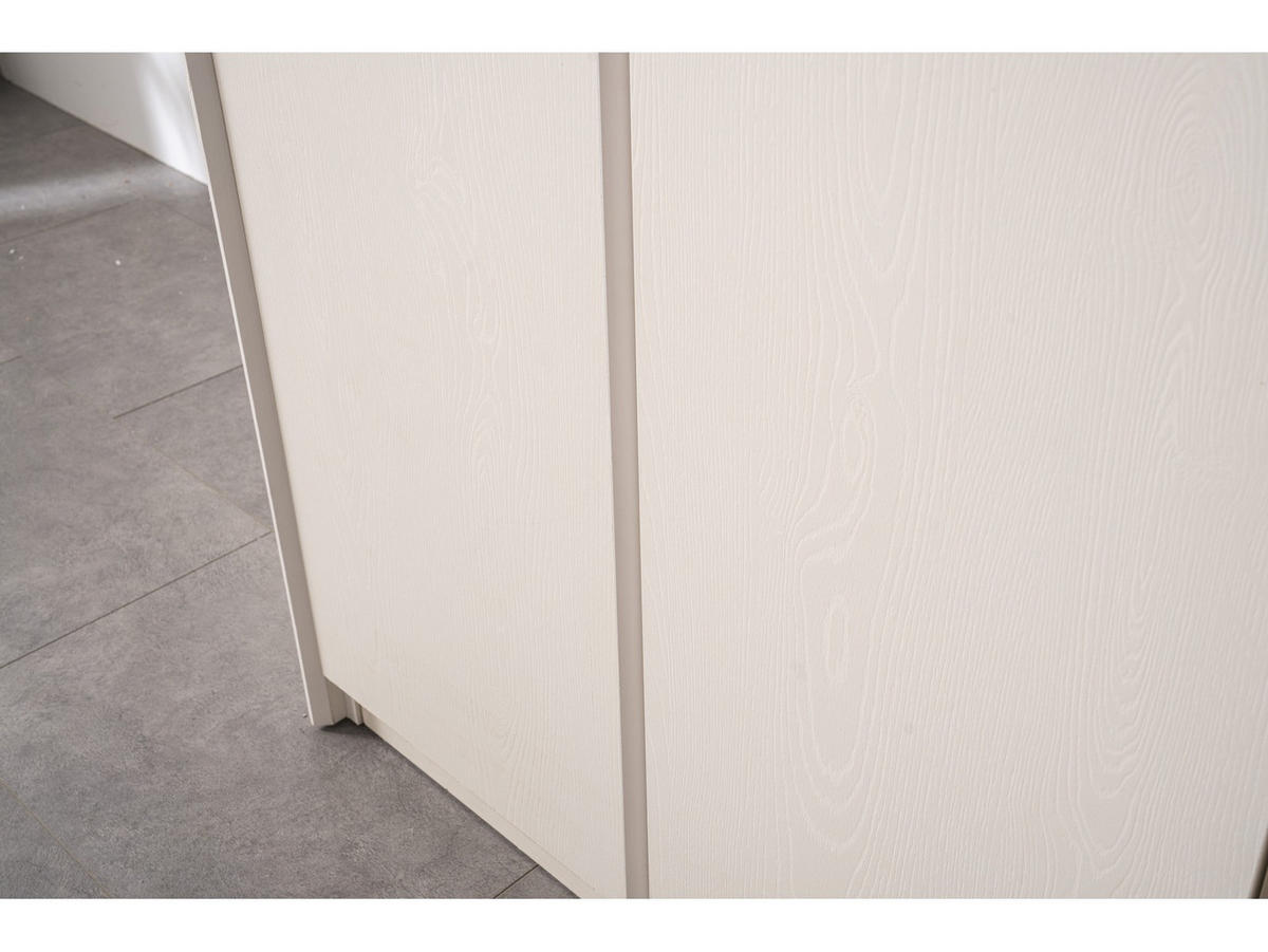 KLEIDERSCHRANK Eos 6 trg. - Beige, Holzwerkstoff (260/223/55cm)