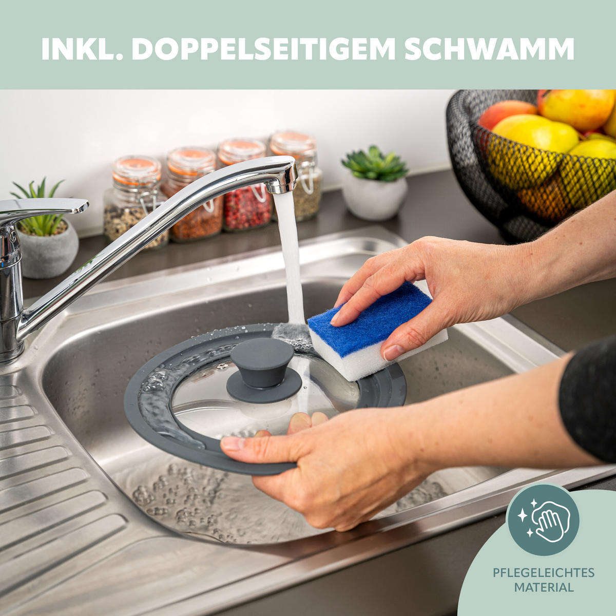 SPÜL-SET, weiß - Weiß, Kunststoff (12/14/6.5cm) - bremermann