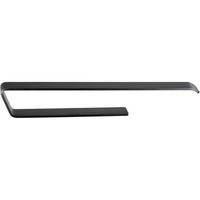 HANDTUCHHALTER Schwarz Matt 40 cm - Schwarz, Metall (6/6/40cm)