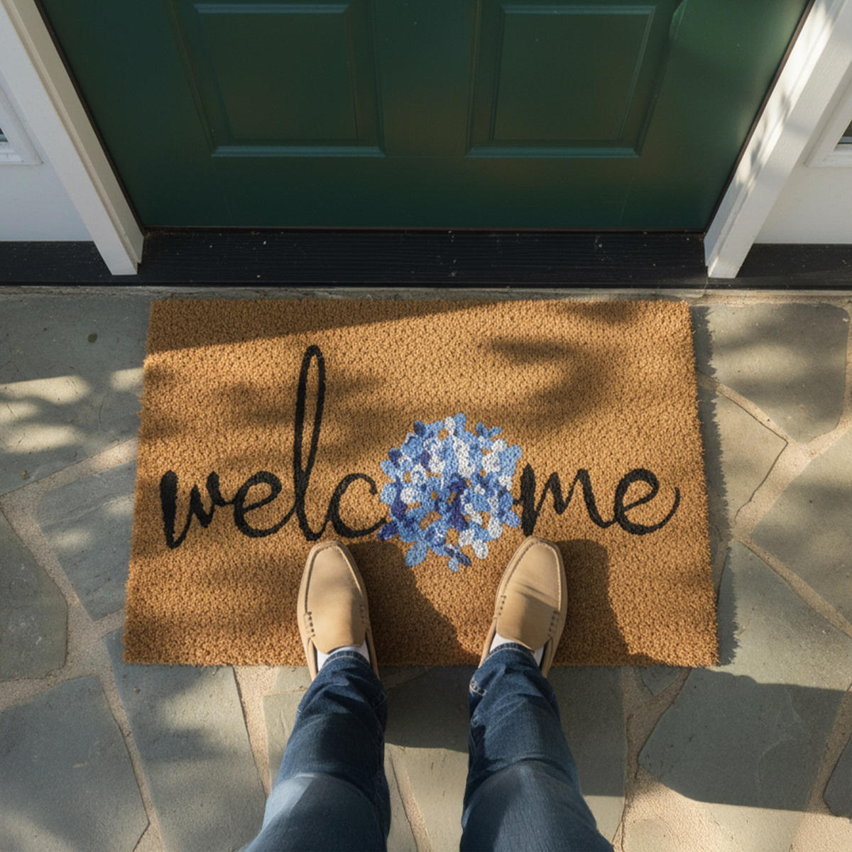 FUSSMATTE - Multicolor, Kunststoff/Textil (60/40cm) - Relaxdays