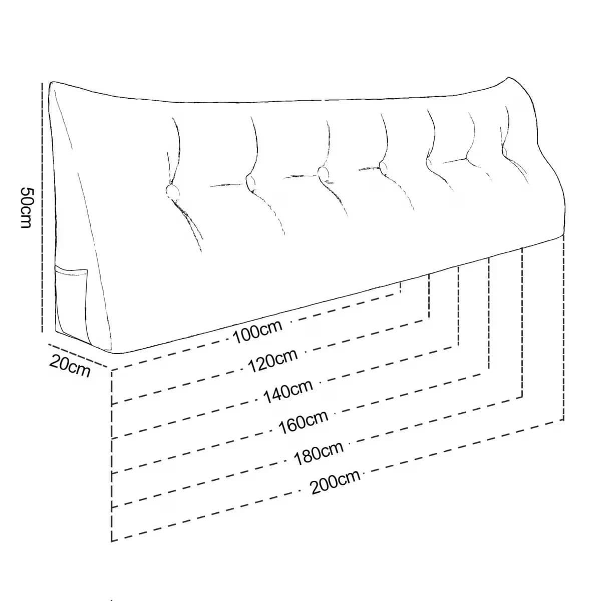KEILKISSEN Samt Ergonomisches Groß 140cm - Grau, Textil (20/140cm) - Vercart