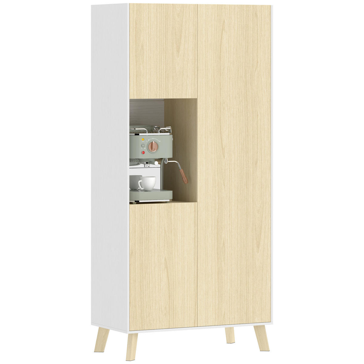 KÜCHENLEERBLOCK Naturfarben 80/40/170 - Naturfarben, Holzwerkstoff (80/170/40cm)