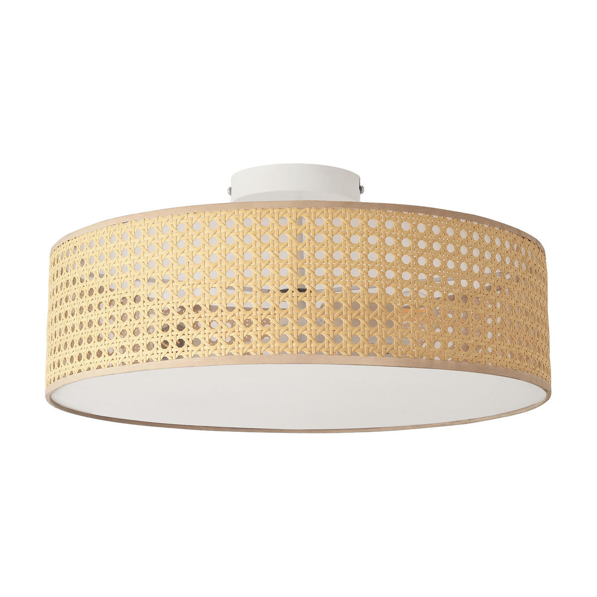 DECKENLEUCHTE Ascot - Beige, Kunststoff (45/45/20cm) - lux.pro
