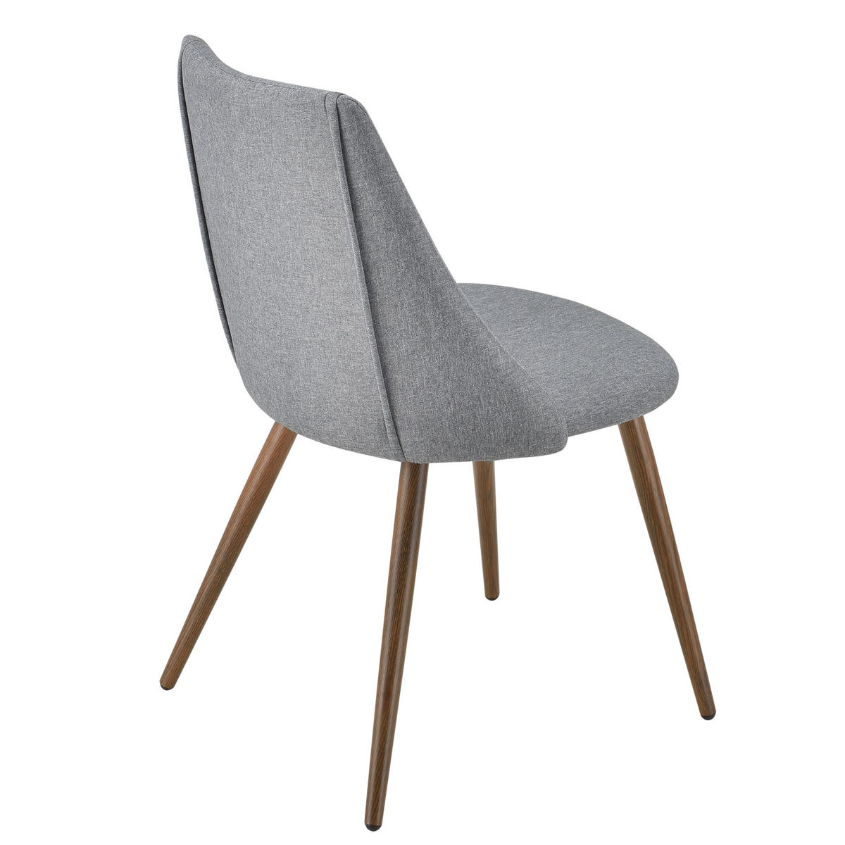 POLSTERSTUHL-SET 2 TLG. Danzig - Grau, Metall (50/83/53cm) - [en.casa]