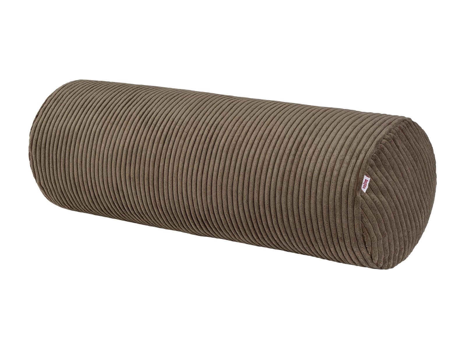 XL-NACKENROLLENHÜLLE HYggelig No.2 Block Cord-Samt umbra-braun 70/25 cm - Braun, Textil (25/70cm) - beties Heimtextil