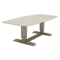 GARTENTISCH Malte 180x90cm, Stein, Taupe - Taupe, Stein (90/180cm) - dasmöbelwerk