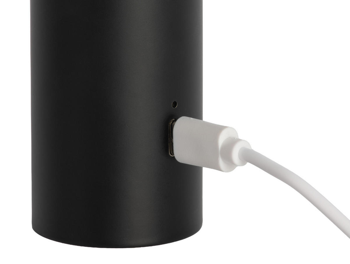 WANDLAMPE Paris LED - Schwarz - 14,5 cm - Schwarz, Metall (14.5/14.5/14cm) - Leitmotiv