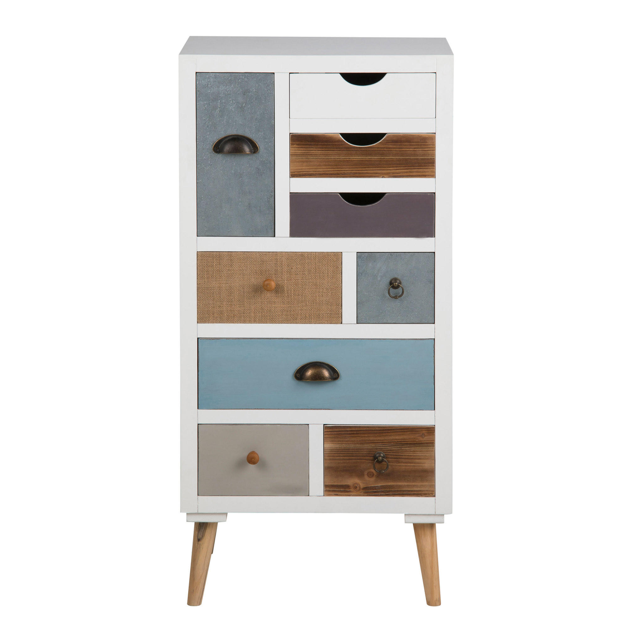 KOMMODE Weiß - Weiß, Holzwerkstoff (48/98/32cm) - ebuy24