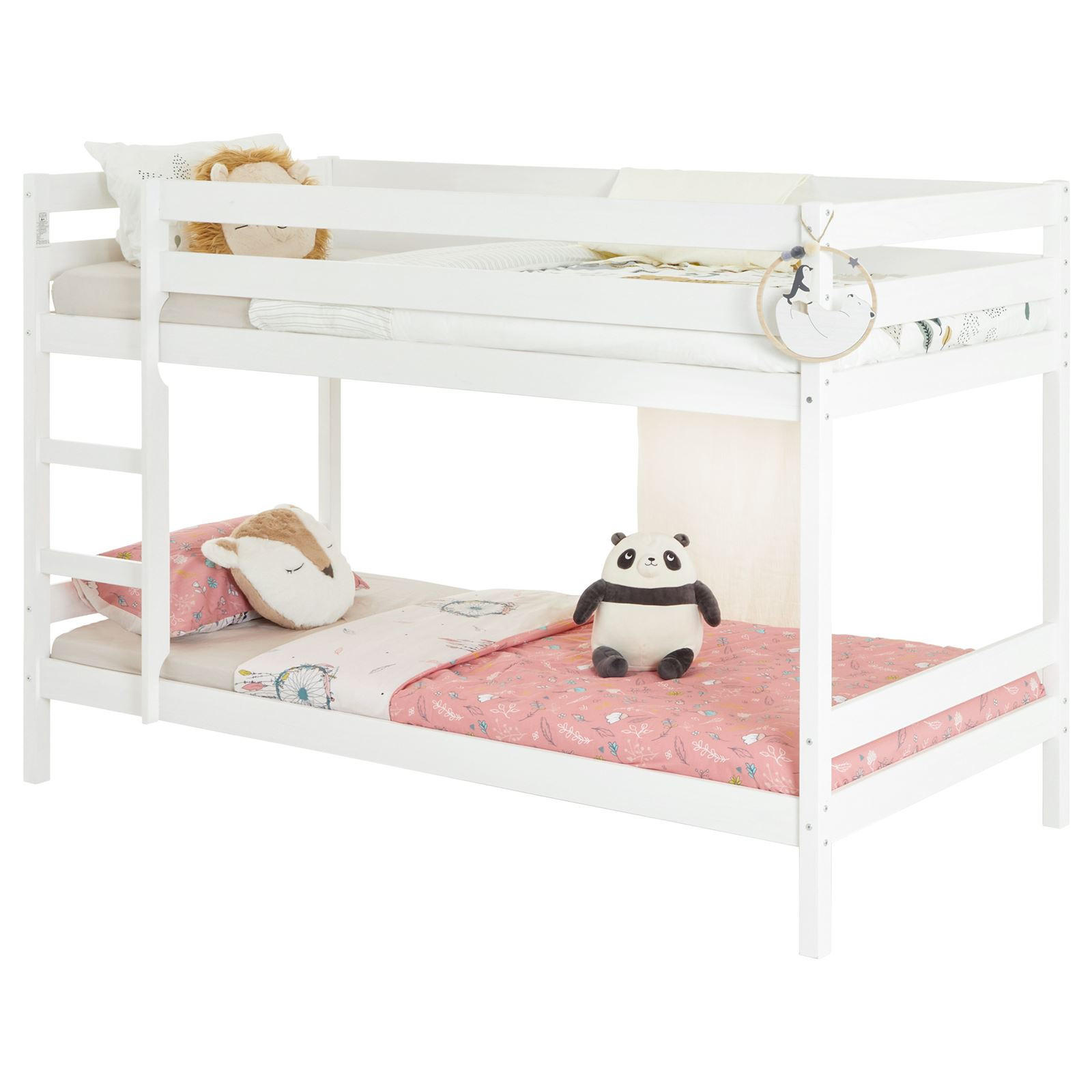 ETAGENBETT FELIX 90X200 CM - Weiß, Holz (97/140/206cm) - IDIMEX