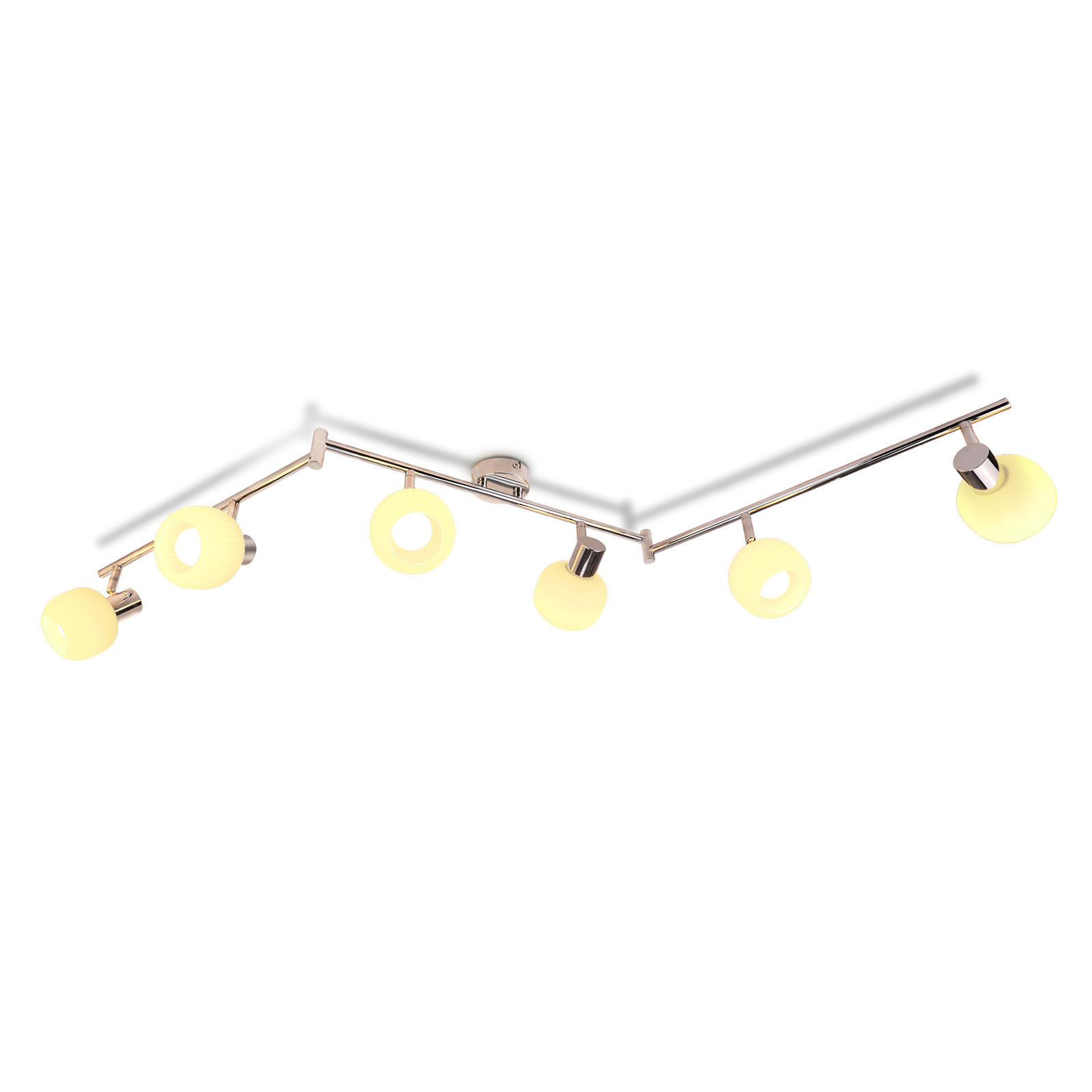 DECKENSTRAHLER Funkeline 10/17.5/150 cm - Weiß, Metall (150/10/17.5cm) - ZMH