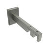 TRÄGER FÜR INNENLAUFSTANGEN 14x35 mm, Smartline 2-läufig lang, Edelstahl-Optik - Edelstahlfarben, Metall (14.5/6.5/4.5cm) - INTERDECO