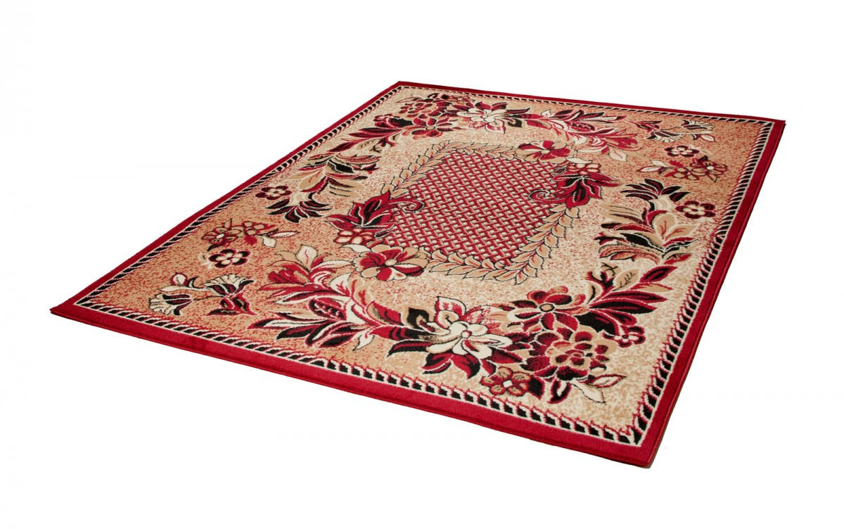 TEPPICH ATLAS Rot Beige 250/300 cm - Beige/Rot, Textil (250/300cm) - Tapiso