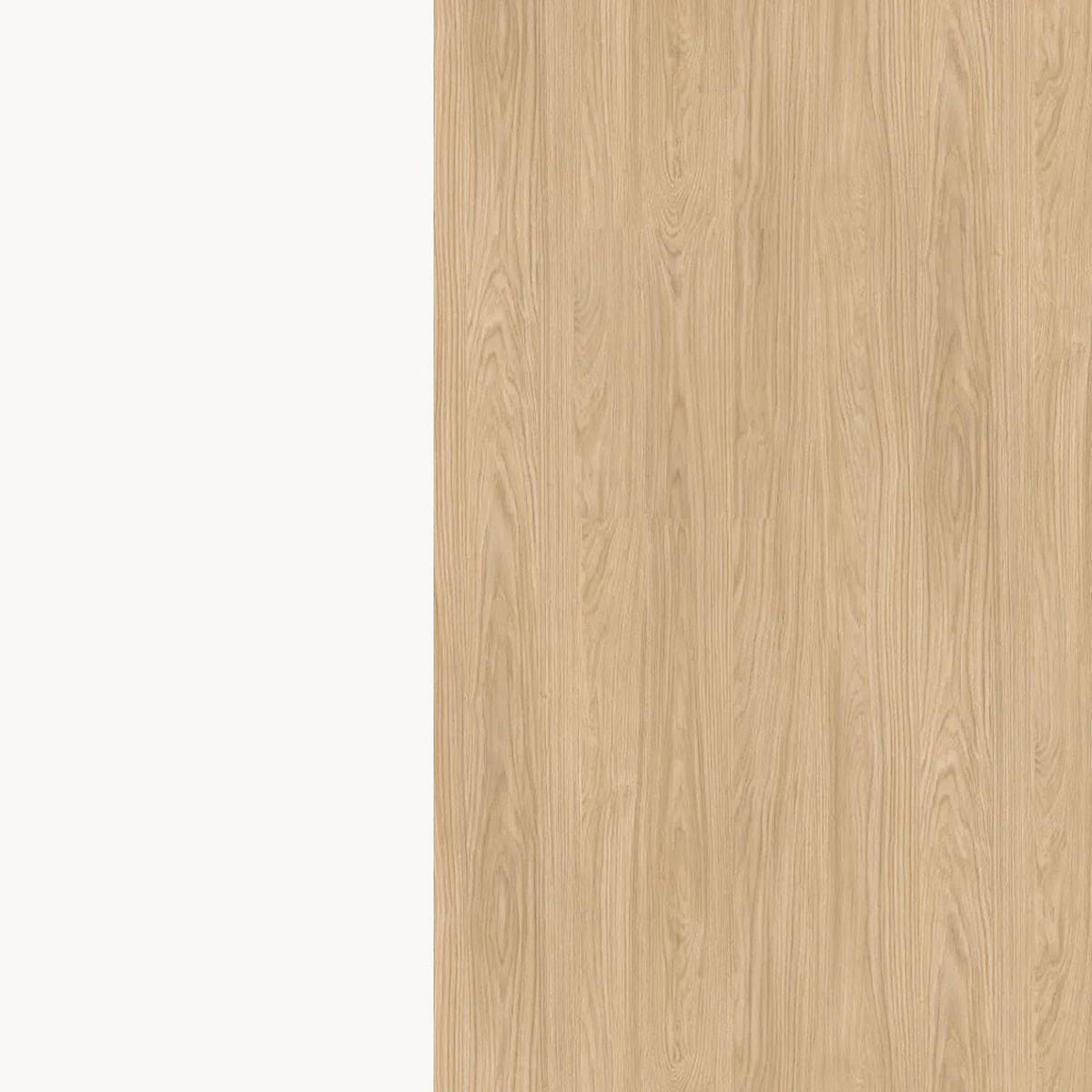 KÜCHENZEILE Casella 15-teilig Weiß / Casella Eiche Natur hell - Hellbraun/Weiß, Holzwerkstoff/Metall (360/207/270cm) - Feldmann-Wohnen