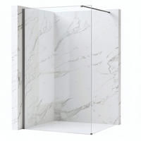 DUSCHWAND Rea Flexi Transparent / Titan 70 - Titanfarben, Glas (120/70/195cm) - REA