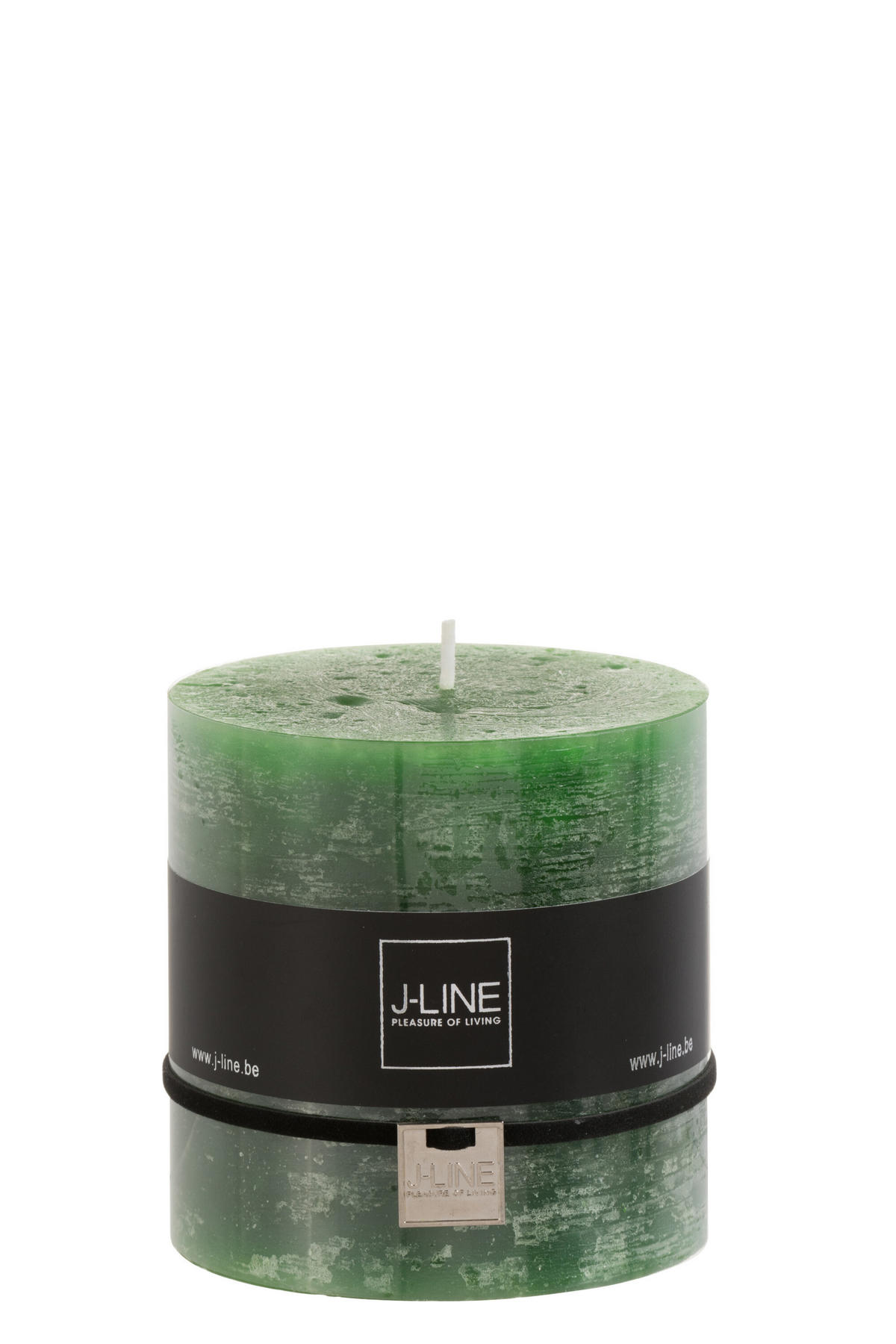 ZLYLINDERKERZE - hellgrün - 65 Std. - 6er Set - Grün, Paraffin (10/10/10cm) - J-Line