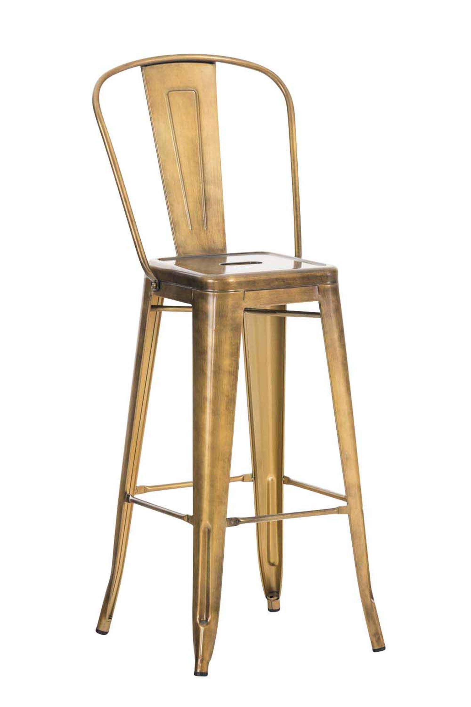 BARHOCKER Adnan, Gold - Goldfarben, Metall (44/100/52cm) - TPFLiving