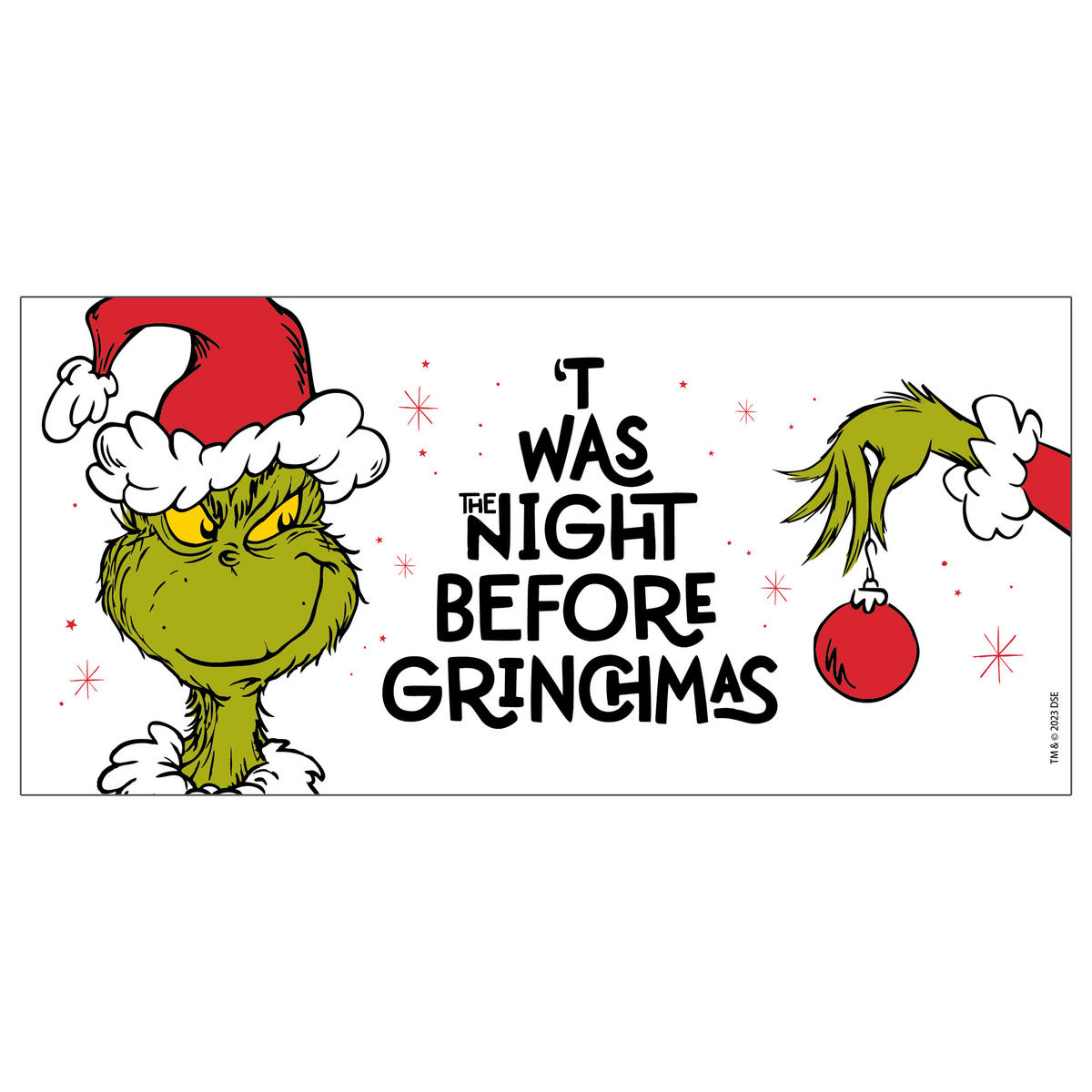KAFFEEBECHER The Grinch Twas the night before Grinchmas Weiß 320 ml - Weiß, Keramik (0.32L) - United Labels