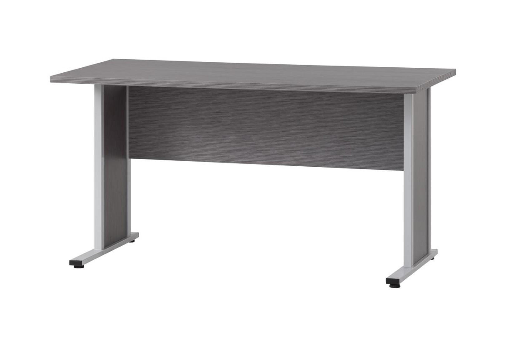 SCHREIBTISCH Lion Large 70x140x65 cm Eschegrau/Weiß - Weiß, Holz (65/140/72.2cm) - PROREGAL
