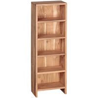 CD-REGAL Massivholz Pflegeleicht 90cm, Beige 30x17x90 cm - Beige, Holz (30/90/17cm) - KADIMA DESIGN