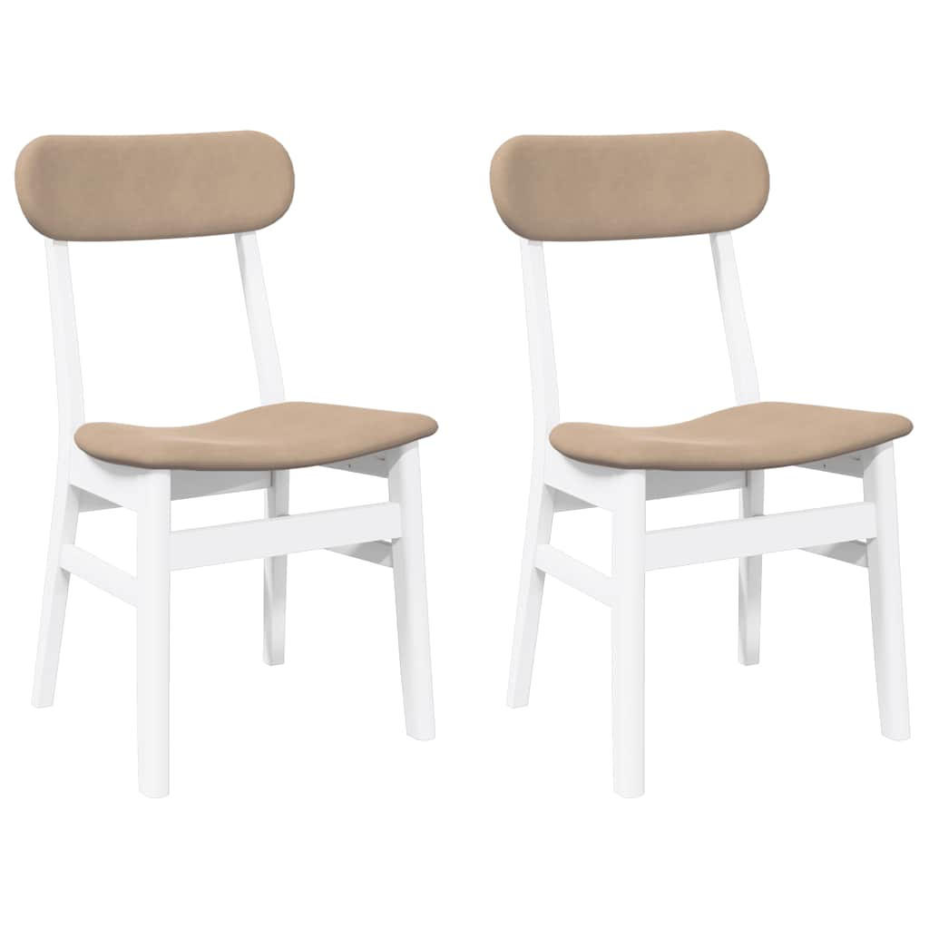 STUHL-SET 2 Stk Weydenhain 47/81.5/47 cm - Weiß, Holz (47/81.5/47cm) - ZMH