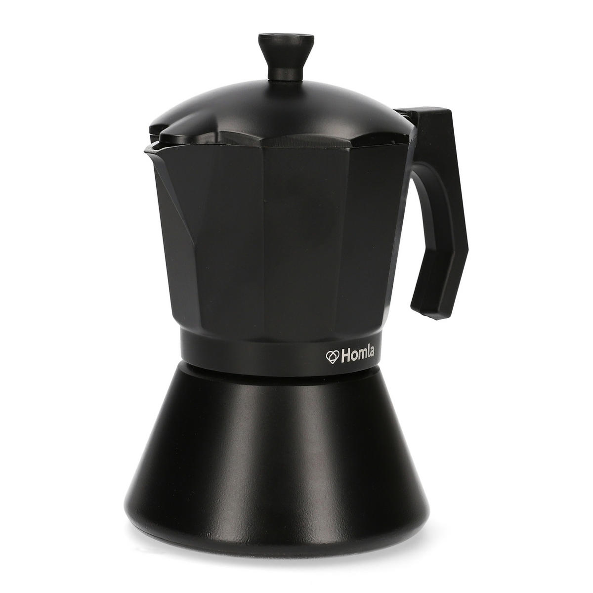 KAFFEEMASCHINE Mia Mokka schwarz 10/20 cm - Schwarz, Metall (10/15/20cm) - Homla