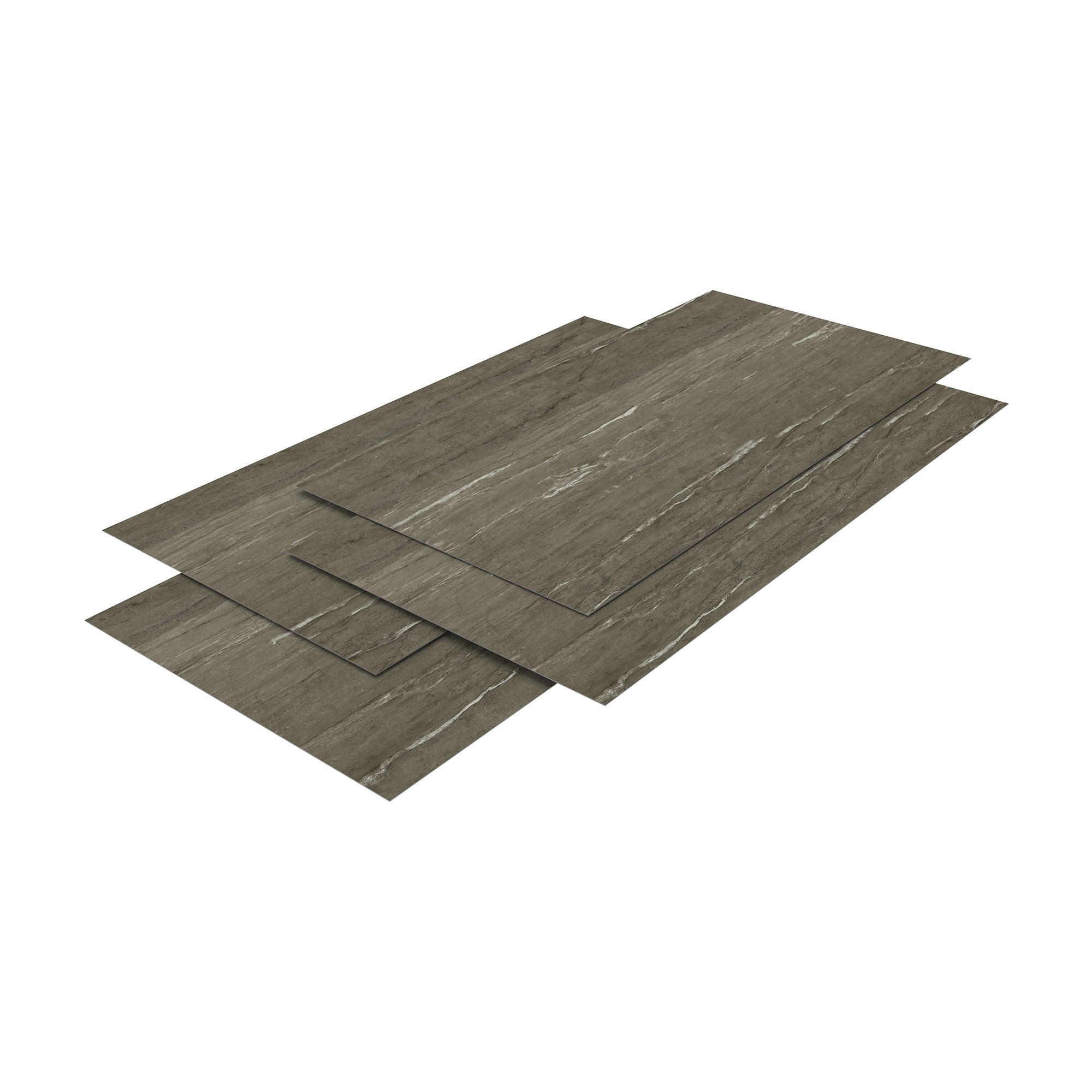 SADA SPRCHOVÉ ZADNÍ STĚNY 4 DÍLY Bladel - šedá, plast (60/120/0.3cm) - [neu.haus]