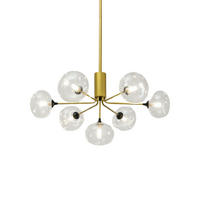 HÄNGELEUCHTE Erell, Gold / Messing, 70cm - Goldfarben, Glas (86.5/70/36.5cm) - KOSILUM