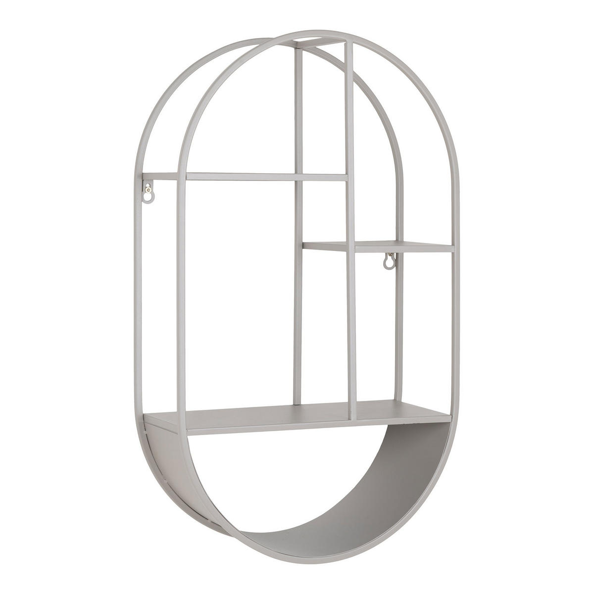 WANDREGAL Feira Stahl Grau - Grau, Metall (15/60/35cm) - tinkaro