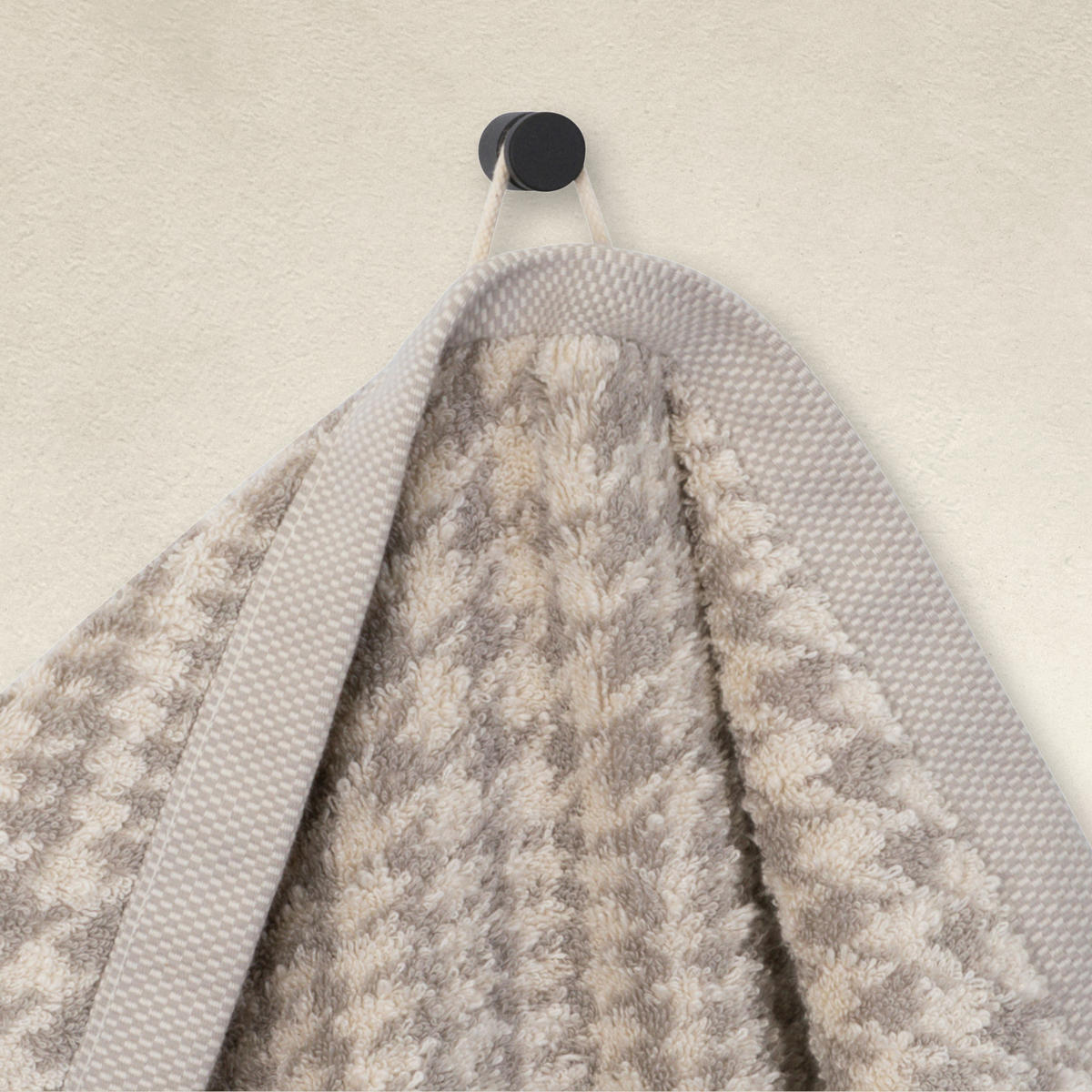 HANDTUCH BROOKLYN - Kaschmir/Naturfarben, Textil (50/100cm) - MÖVE