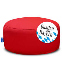 POUF M rot - Rot, Textil (500/200/500cm) - Bruni