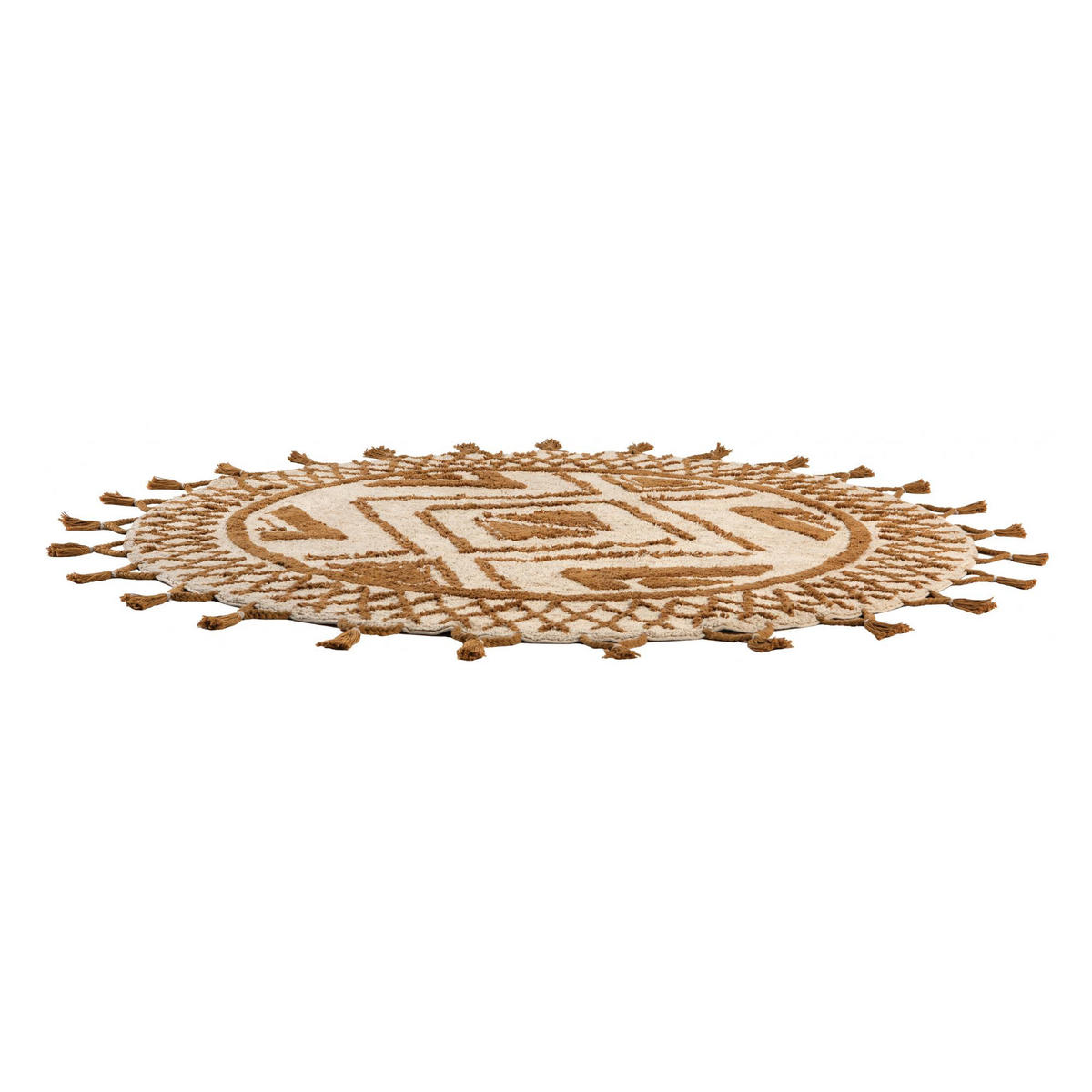 TEPPICH Sami bronze diameter 160 cm - Bronzefarben, Textil (160/160cm) - Vivaraise