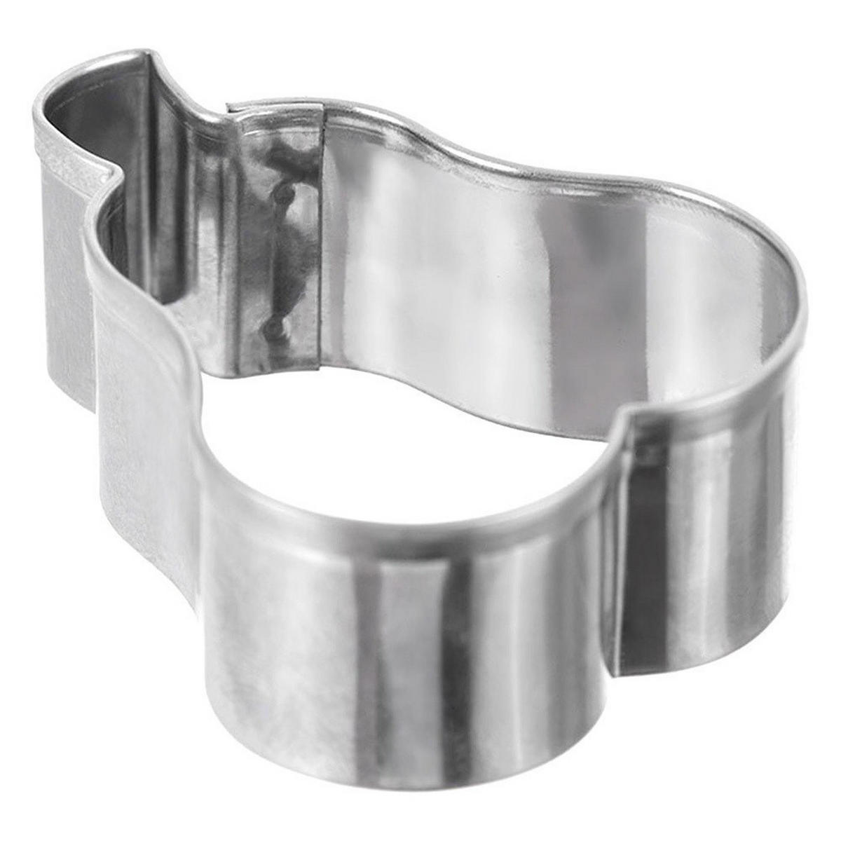 AUSSTECHFORM Birne 4,5 cm Silber - Silberfarben, Metall (3.5/1.5/4.5cm) - Orion 