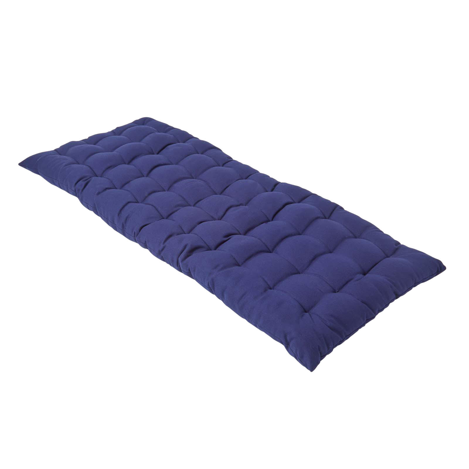 BANKAUFLAGE 2-Sitzer dunkelblau 108/42/5 cm - Dunkelblau, Textil (108/42/5cm) - Homescapes