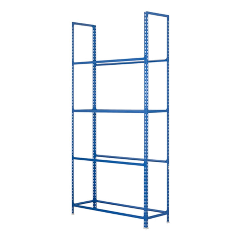 REIFENREGAL METAL SHARK NO.1 | HxBxT 200x120x30cm | 4 Ebenen | 16 Reifen | Blau - Blau, Metall (120/200/30cm) - PROREGAL