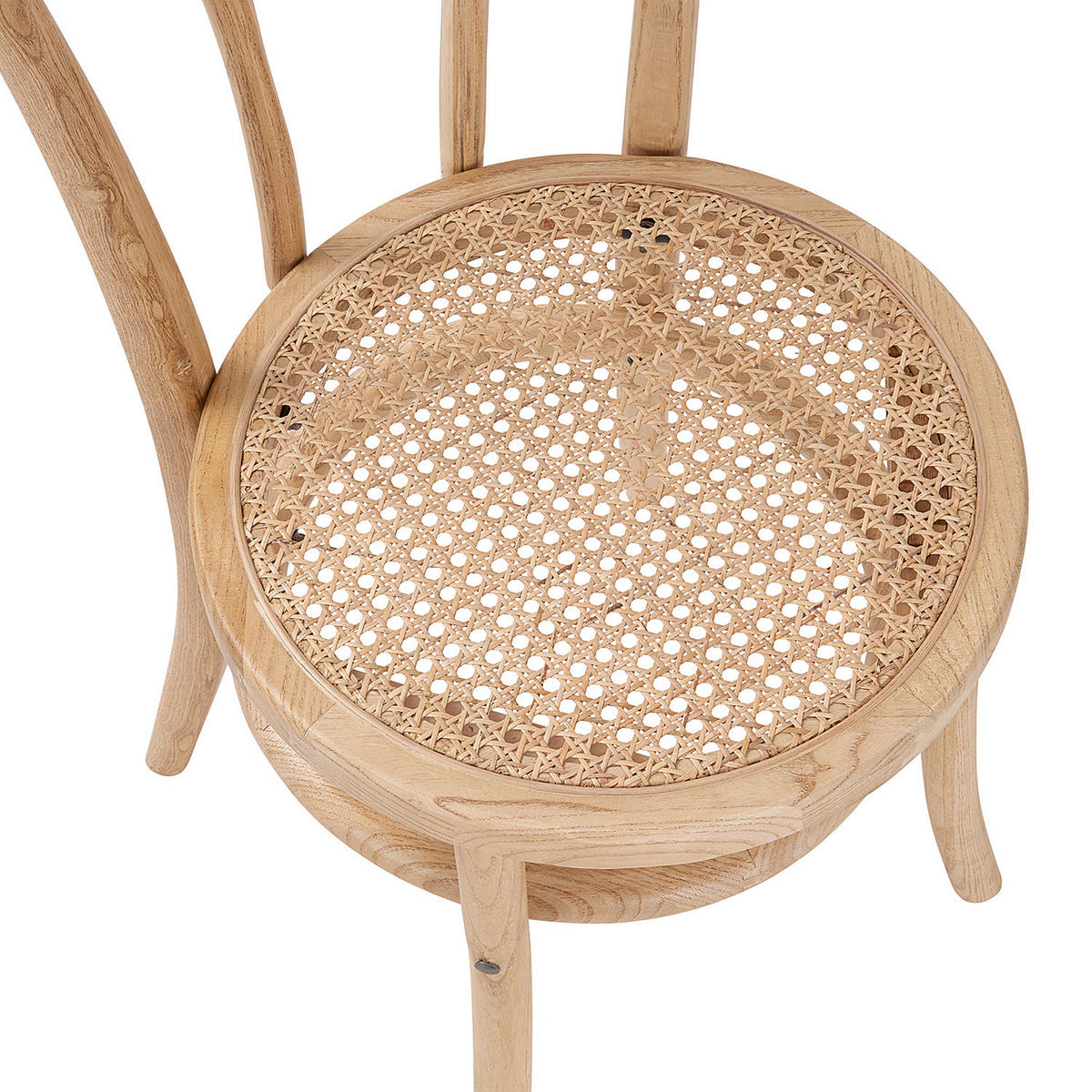 STUHL Wiener Melange - Braun, Naturmaterialien (40/90/49cm) - Butlers