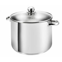 KOCHTOPF Gigant, Edelstahl, Induktion, 12,5 Liter, Ø 28 cm, Höhe 21 cm - Edelstahlfarben, Metall (28cm) - KOPF
