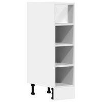 UNTERSCHRANK Riga Weiss 20/44,5/81,5 Cm Holzwerkstoff - Weiß, Holzwerkstoff (44.5/81.5/20cm) - vidaXL