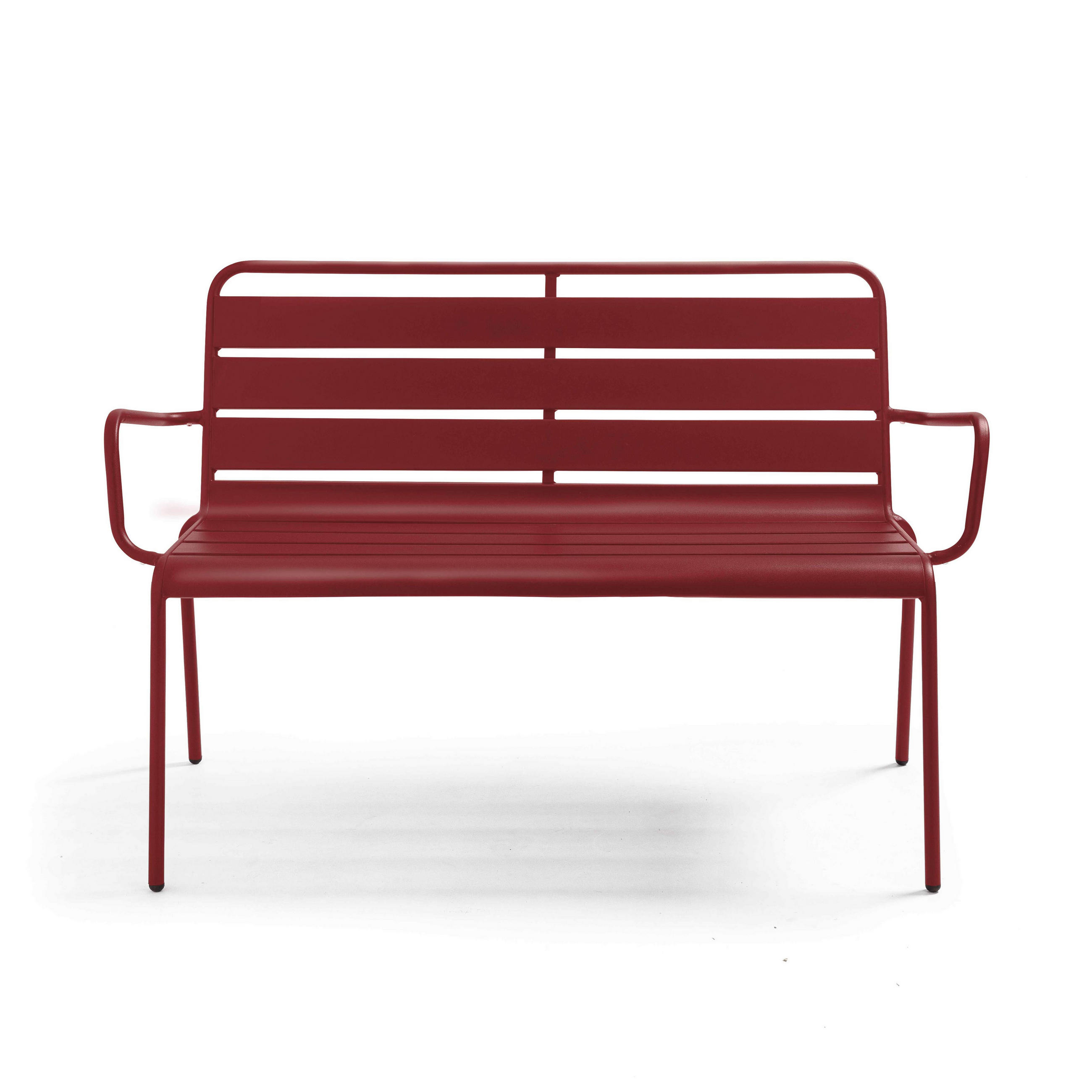 GARTENBANK, Lila - Lila, Metall (55/85/126cm) - Oviala