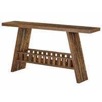 KONSOLENTISCH Holzoptik modern mit Ablage 160/30/83 cm - Ahornfarben/Braun, Holzwerkstoff (30/160/83cm) - Quality Elegance