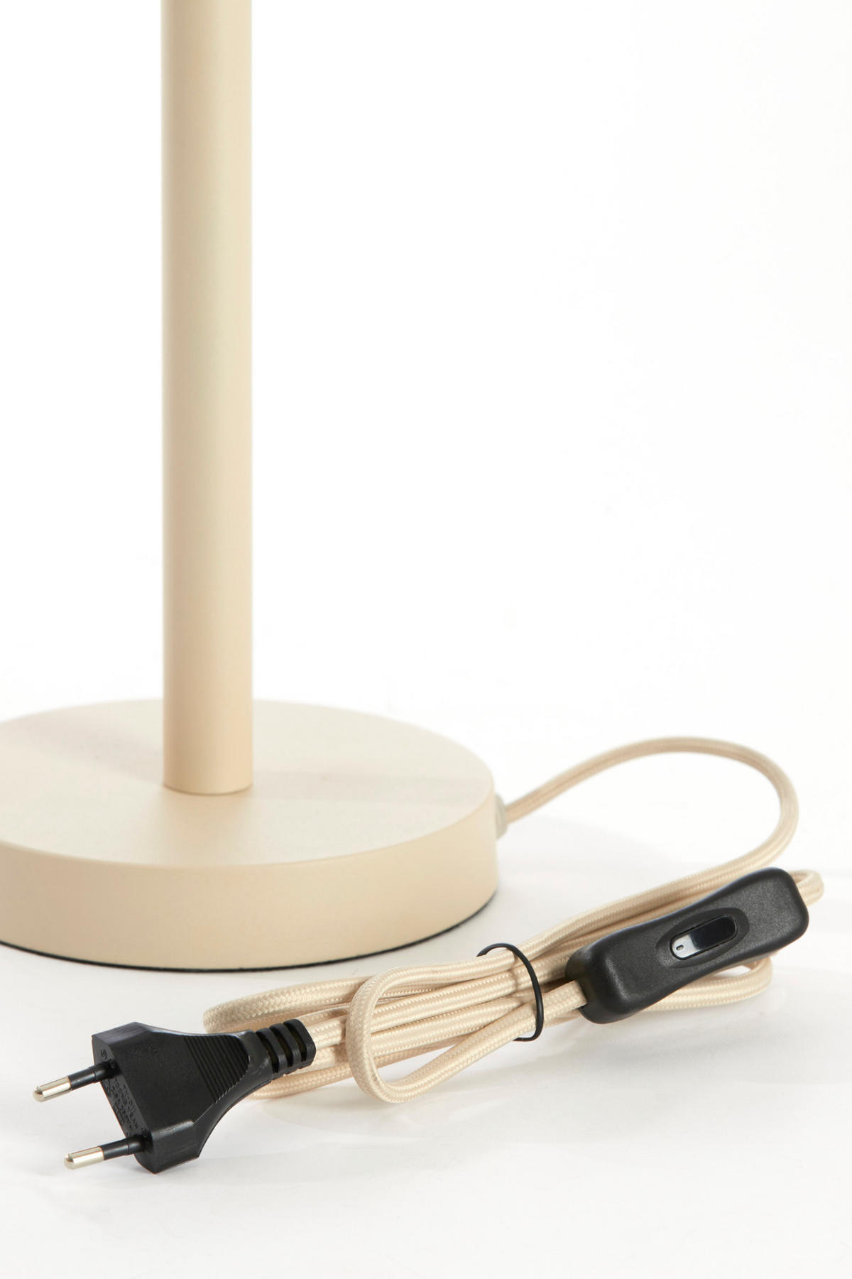 LAMPENFUSS Washington Braun Ø14/39,5 cm - Beige, Metall (14/14/39.5cm) - Light & Living