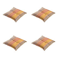 SITZKISSEN Nox - Mehrfarbig - 50/50/7 cm - 4er-Set - Multicolor, Textil (50/7/50cm) - Madison