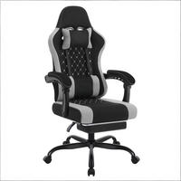 GAMINGSTUHL Schwarz/Grau 70/70/127 cm - Schwarz, Metall (70/127/70cm) - PANGIVO