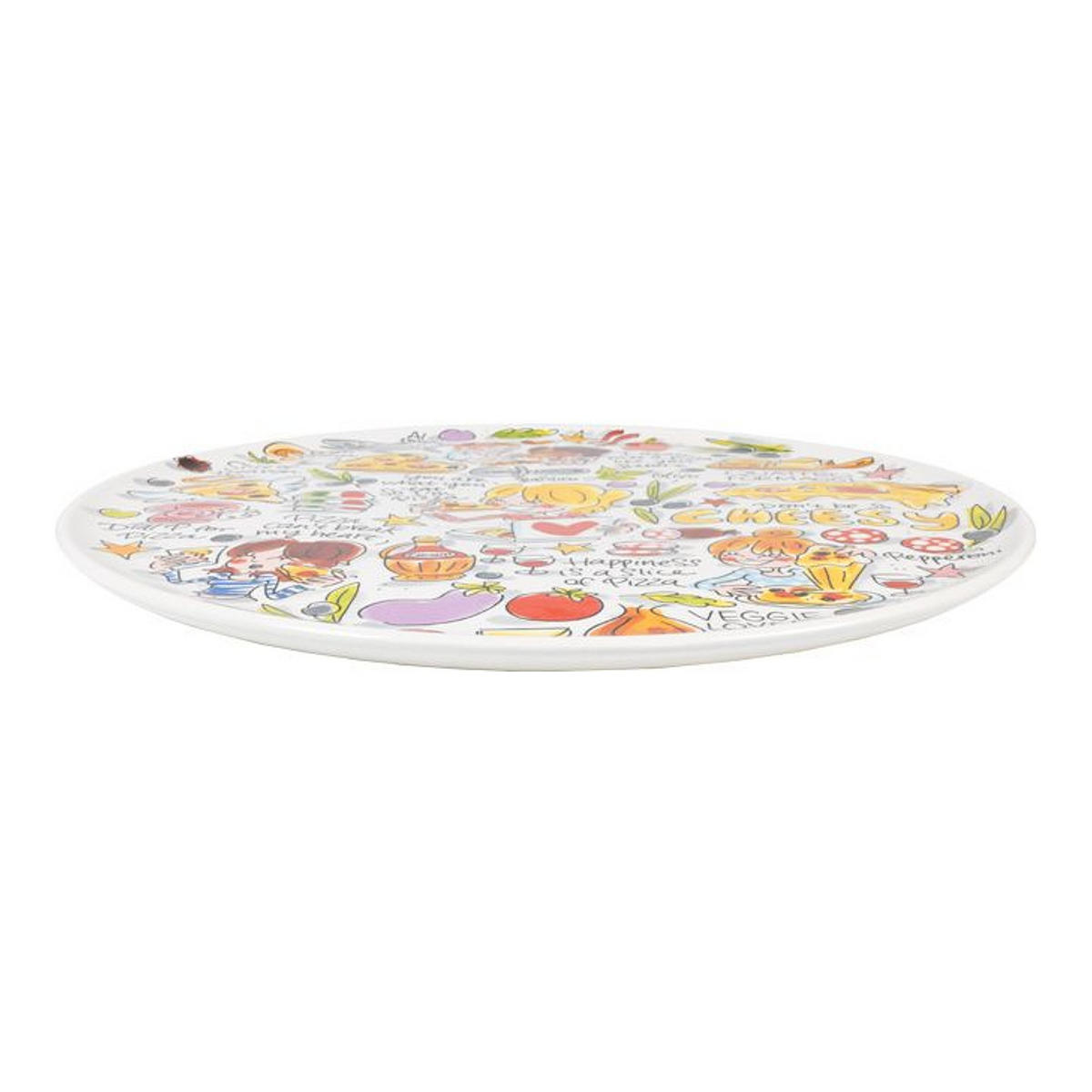 TELLER Pizza zum Teilen in Bunt - 31cm - Multicolor, Keramik (31/31/2cm) - Blond Amsterdam
