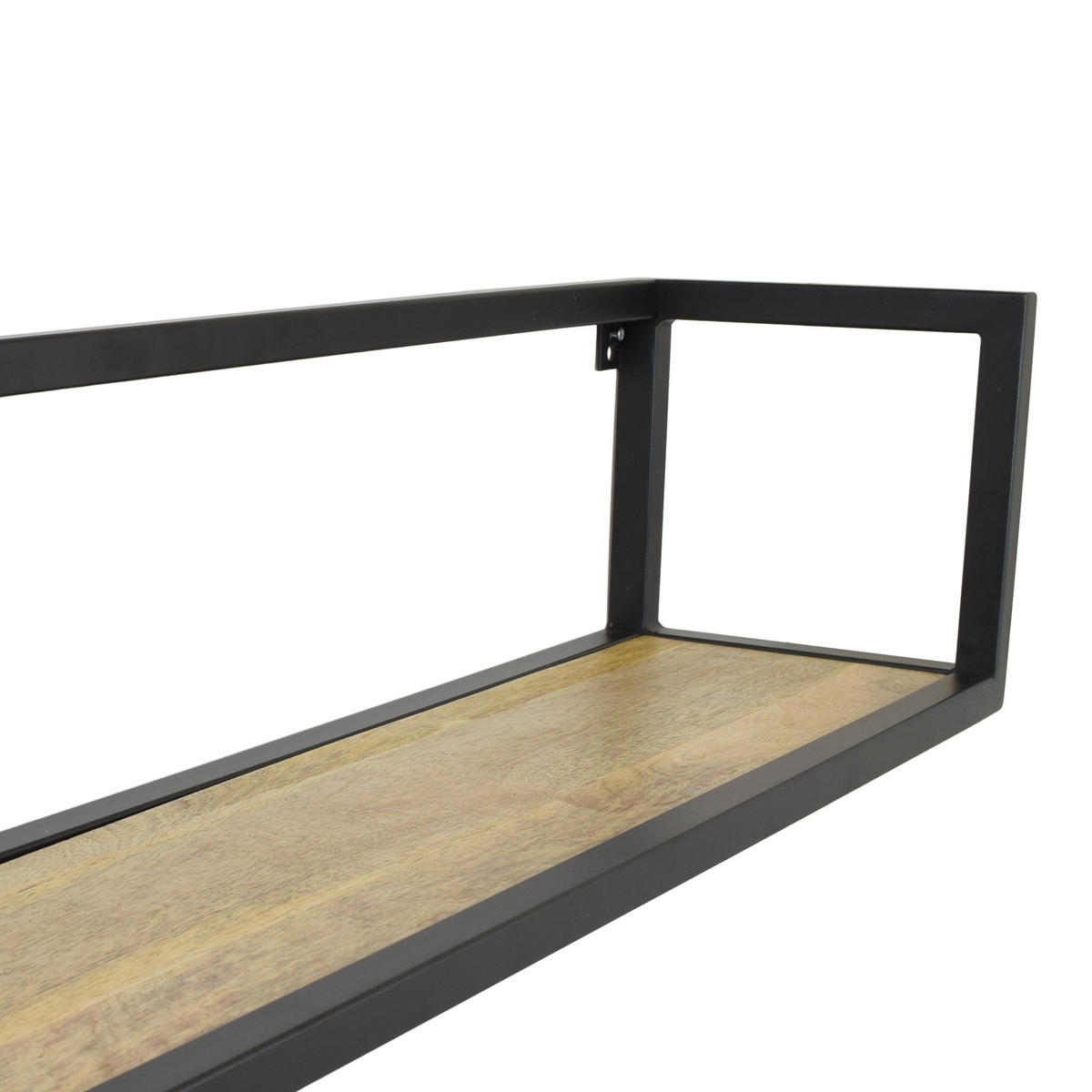 WANDREGAL Vegas Schwarz - Schwarz, Metall (90/20/20cm) - LOFT42