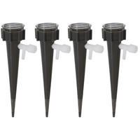 BEWÄSSERUNGSSPIKES 4er-Set 13,5 cm - Grau, Kunststoff (3/13.5/3cm)