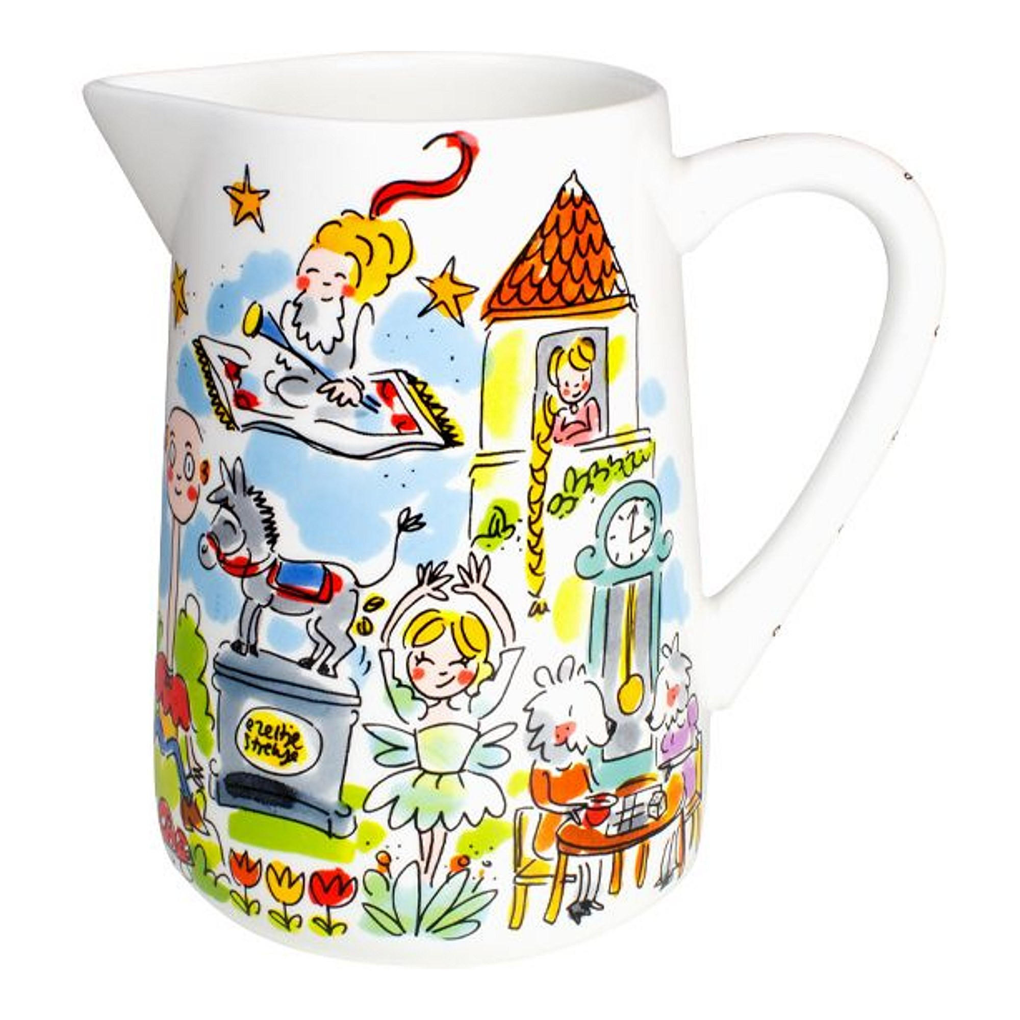 SAFTKANNE Efteling in Bunt - 1000 ml - Multicolor, Keramik (1L) - Blond Amsterdam