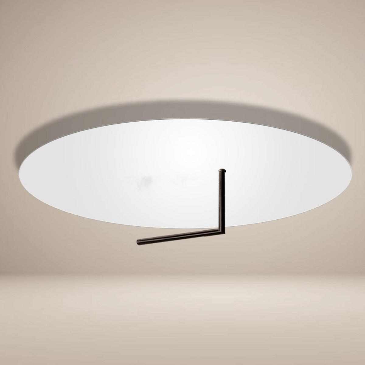 LED-WAND-/DECKENLAMPE Edge Weiß Ø 60cm - Weiß, Metall (60/60/16cm) - s.luce