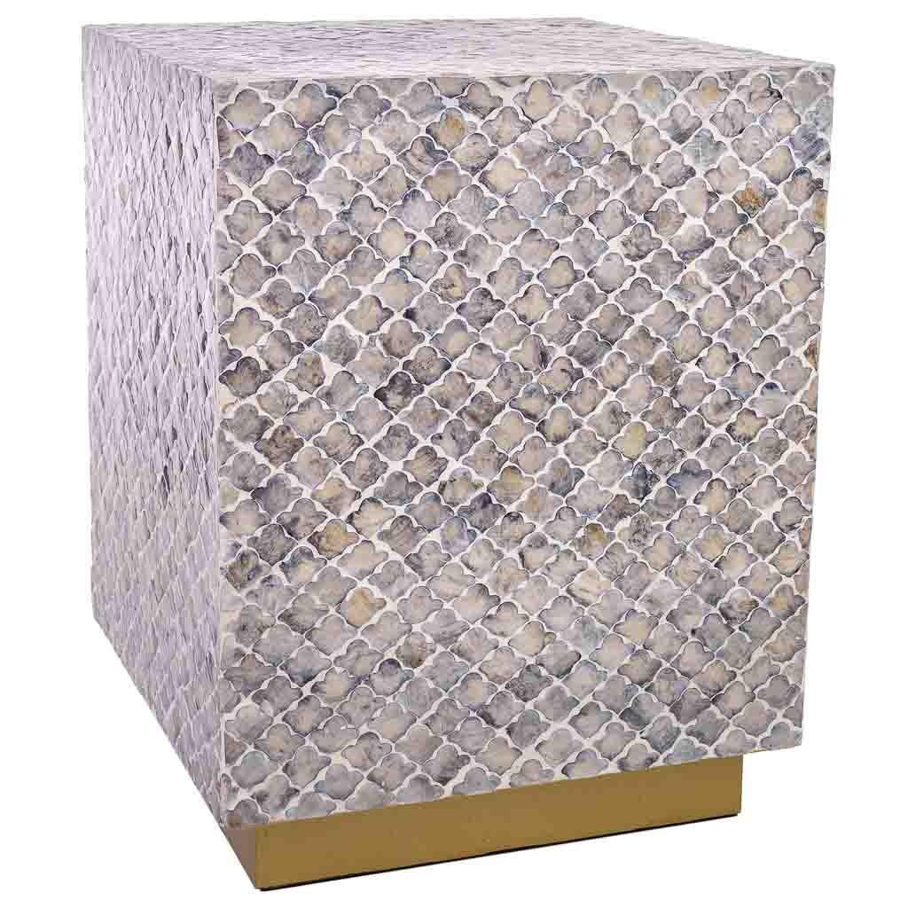 Wanderlust Hocker Grau 35x45x35 cm