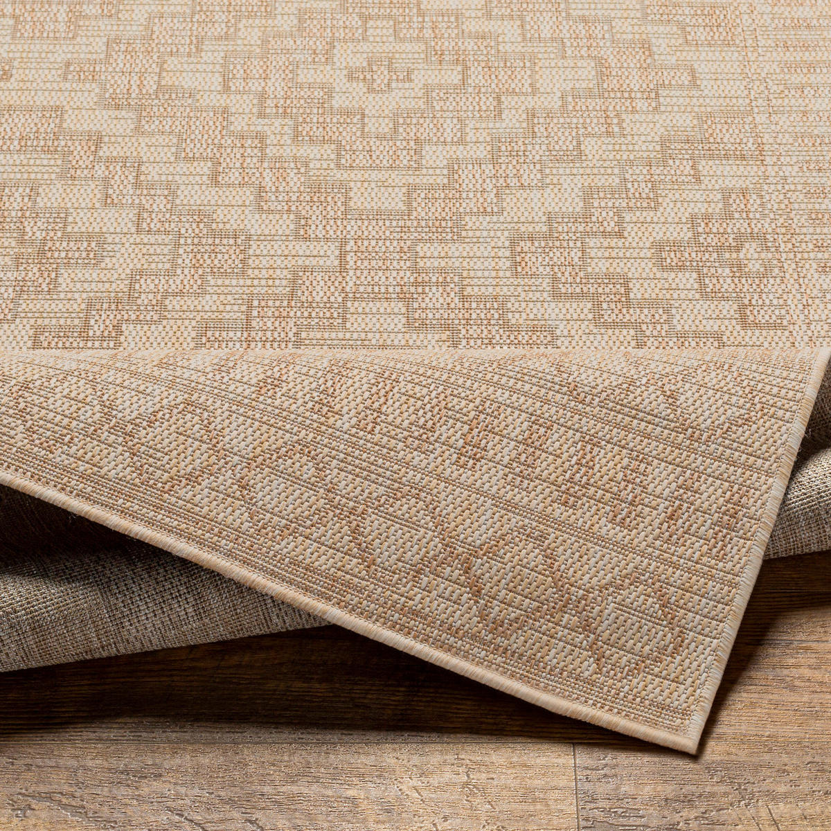 OUTDOORTEPPICH Jute-Optik 160/213 cm Beige - Champagner, Kunststoff/Textil (160/213cm) - LIVABLISS