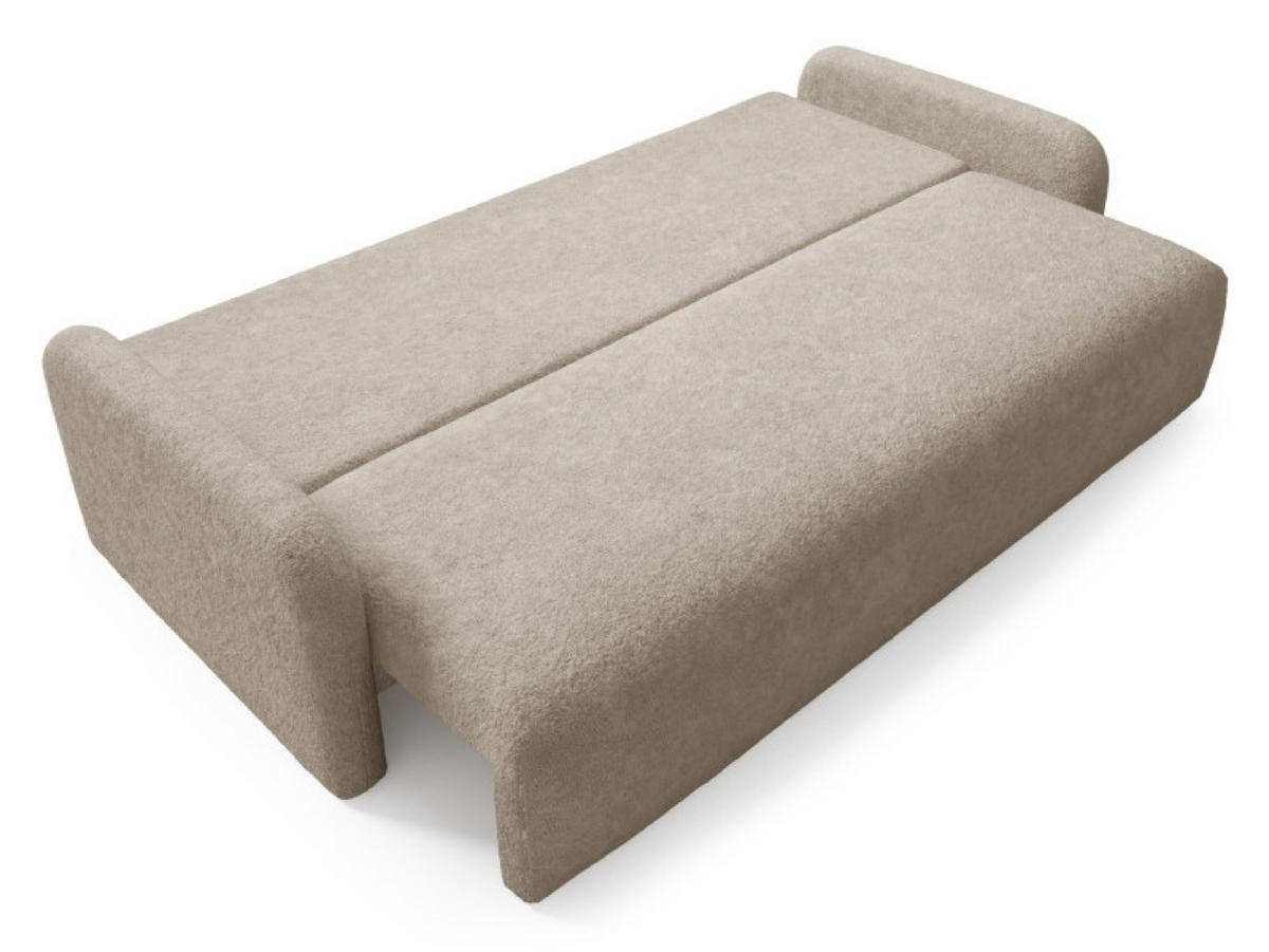 SOFA Beige RAVI Mit Bettkasten Fredo 10 - Beige, Textil (218/90/88cm) - Sepro Meble